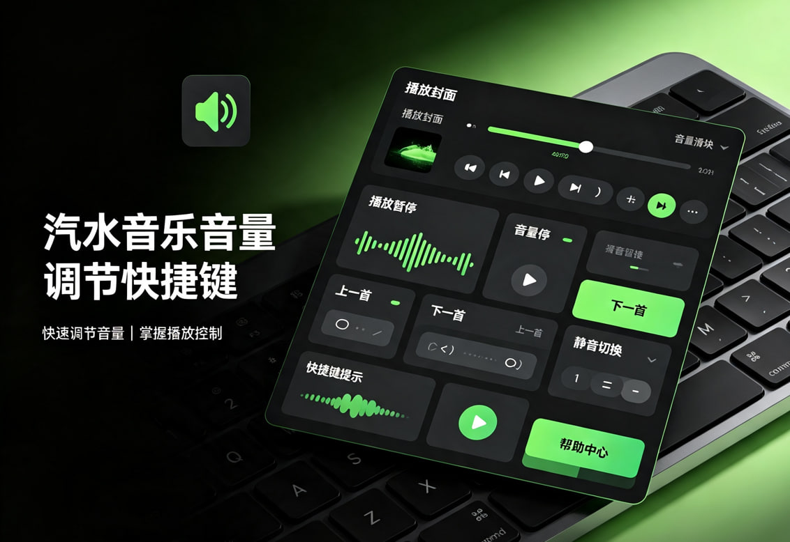 汽水音乐音量调节快捷键