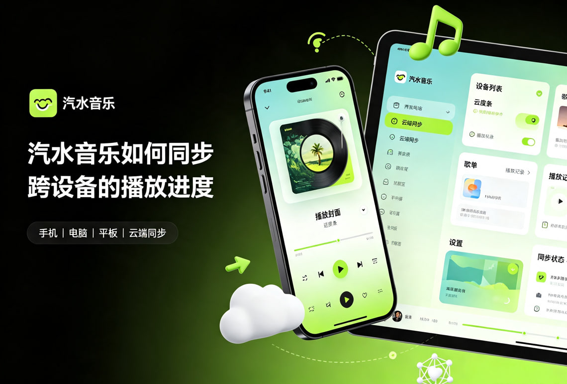 汽水音乐如何同步跨设备的播放进度