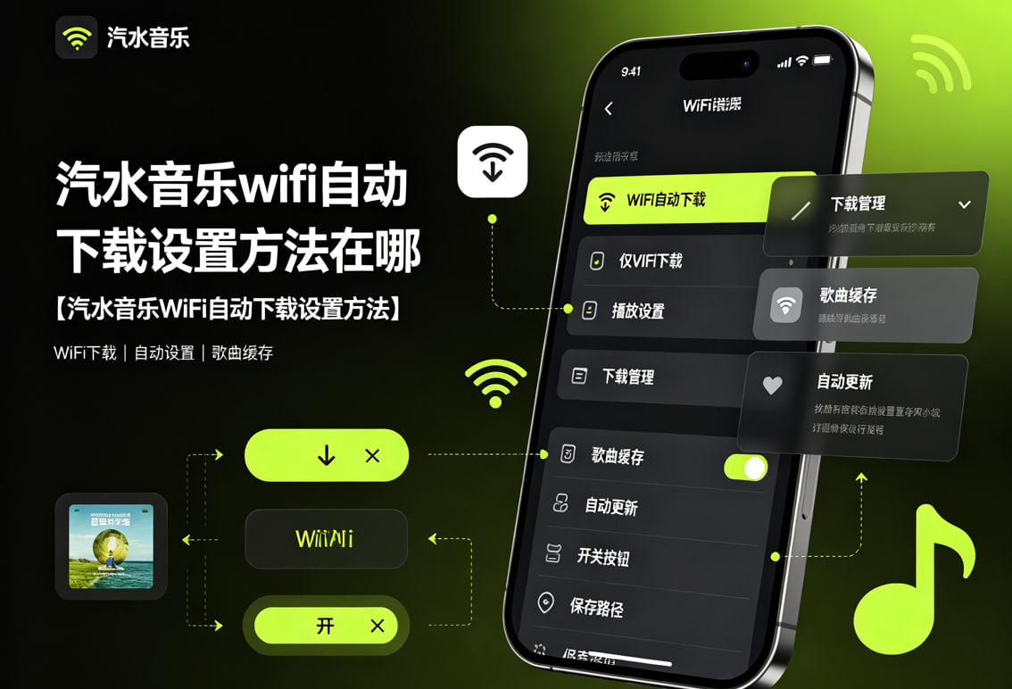 汽水音乐wifi自动下载设置方法在哪【汽水音乐WiFi自动下载设置方法】